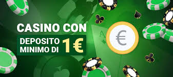 Casinò Online con Deposito Minimo di 1 Euro Gioca Senza Stress